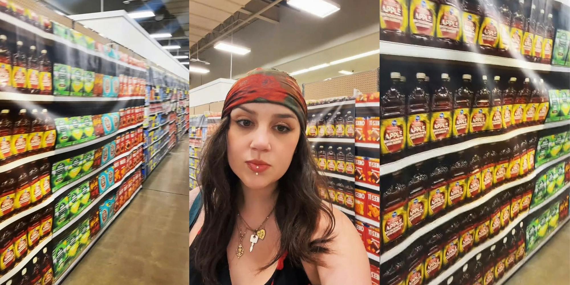 'Just when you thought grocery shopping couldn't get any worse': Shopper finds empty shelves covered with printed photos of food at grocery store
