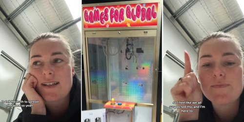 'I feel like we all suspected this': Woman finds out secret to how claw machines work after buying one of her own