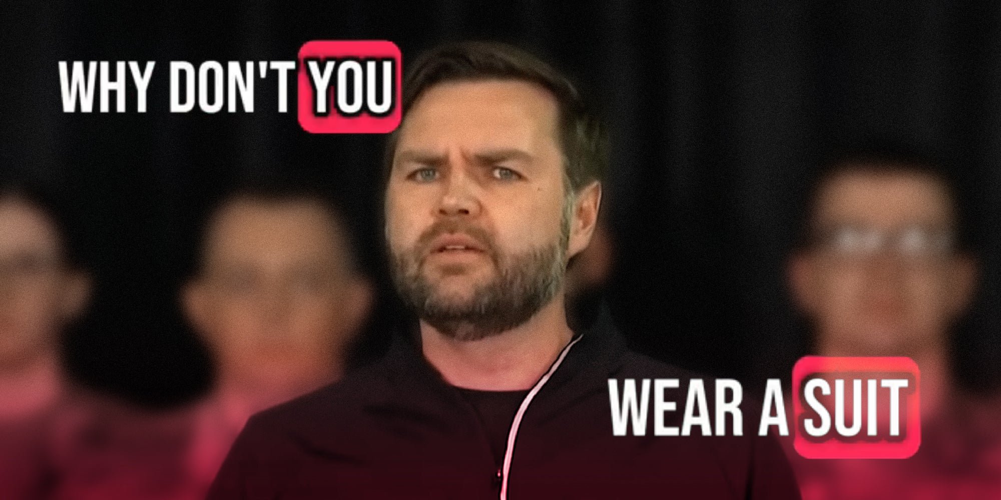 Did JD Vance get called out for not wearing a suit just like MAGA did to Zelensky?