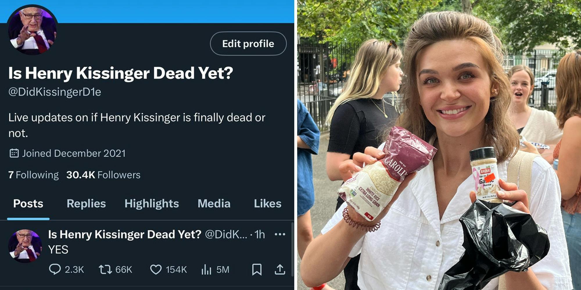 ‘It has been the honor of a lifetime’: Comedian reveals herself a creator of 'Is Kissinger Dead Yet?' account