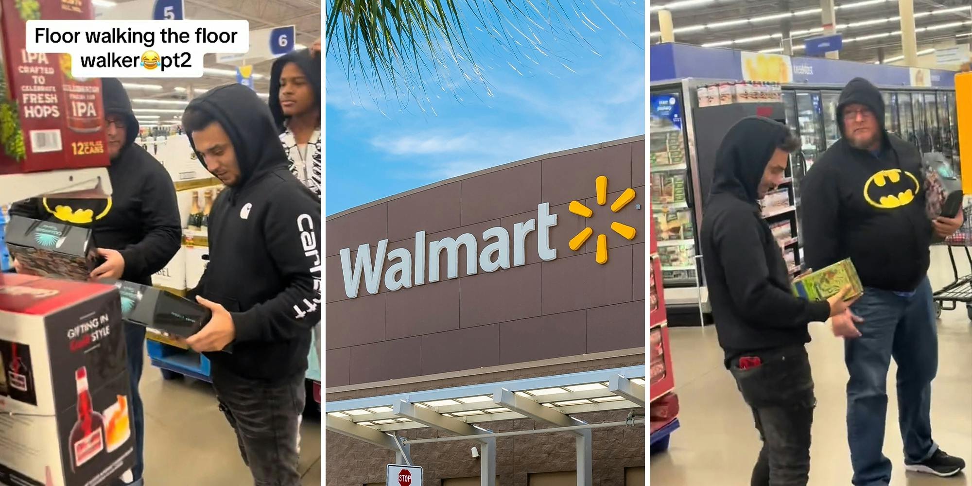 Walmart customers spot a ‘floor walker’ following them. They get revenge