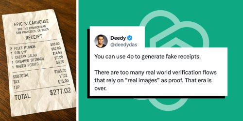 ‘Era Of Fraud’: ChatGPT’s Now Good At Faking Receipts—Folks Are Taking Advantage