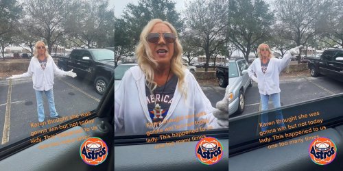 ‘Karen thought she was gonna win but not today’: Woman tries to save parking space during Astros FanFest