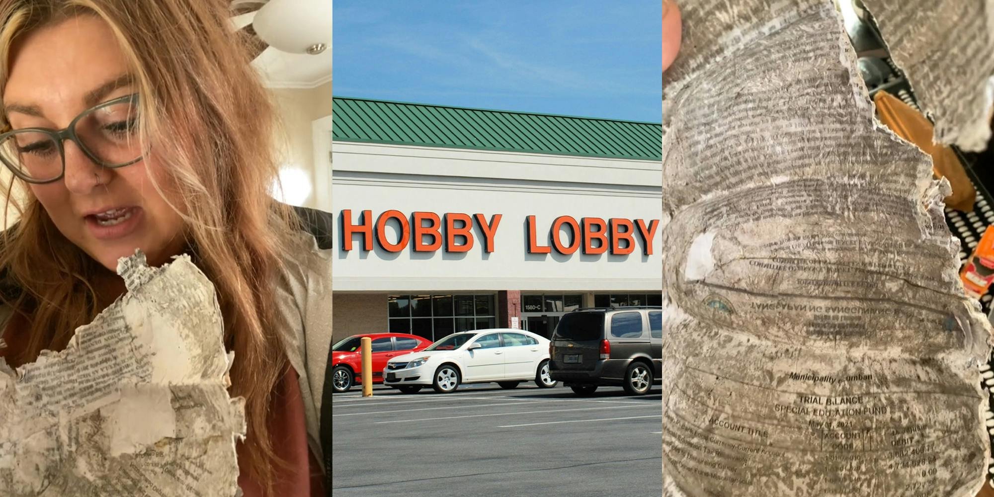 ‘I don't feel like I should have this information’: Hobby Lobby customer’s dog tears up papier-mâché pumpkin. She finds bank account info for someone $3 million in debt inside