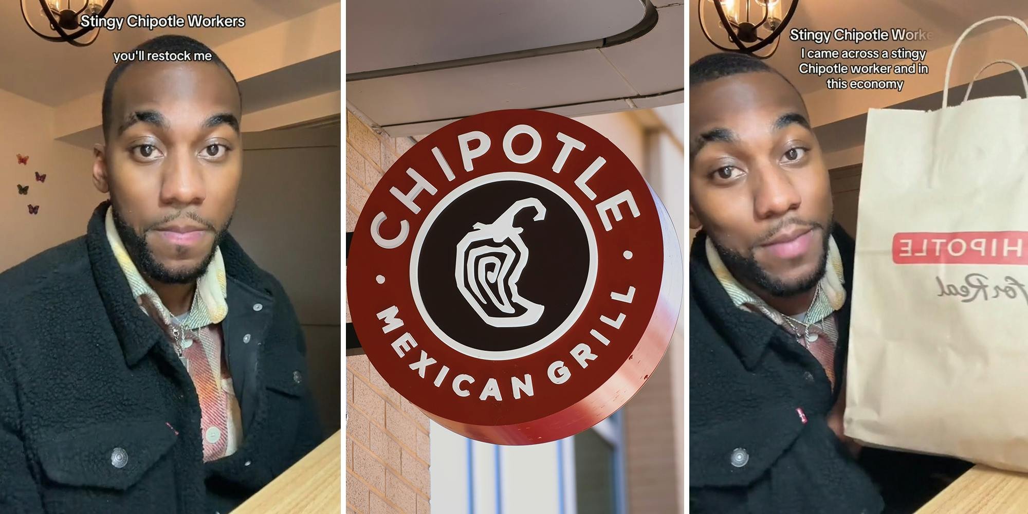 Viewers divided after Chipotle customer calls out ‘stingy’ workers for not being ‘for the people’—and reveals how he gets them back