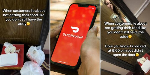 'The fact that it's exactly where you left it': DoorDash driver confronts customer who 'lied' about not receiving order