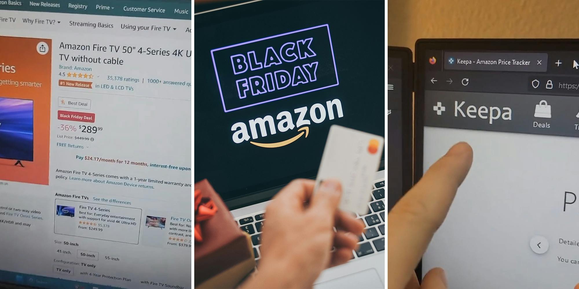 'You're saving $1 on this TV': Shopper exposes how Black Friday deals on Amazon are a scam
