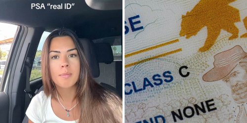 Woman spends 3 hours in line to get REAL ID. Then takes a look at her old one