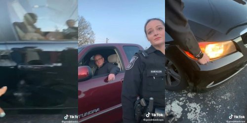 'You should be fair': TikTok shows white cop gaslighting Black woman whose car was allegedly hit by off-duty officer