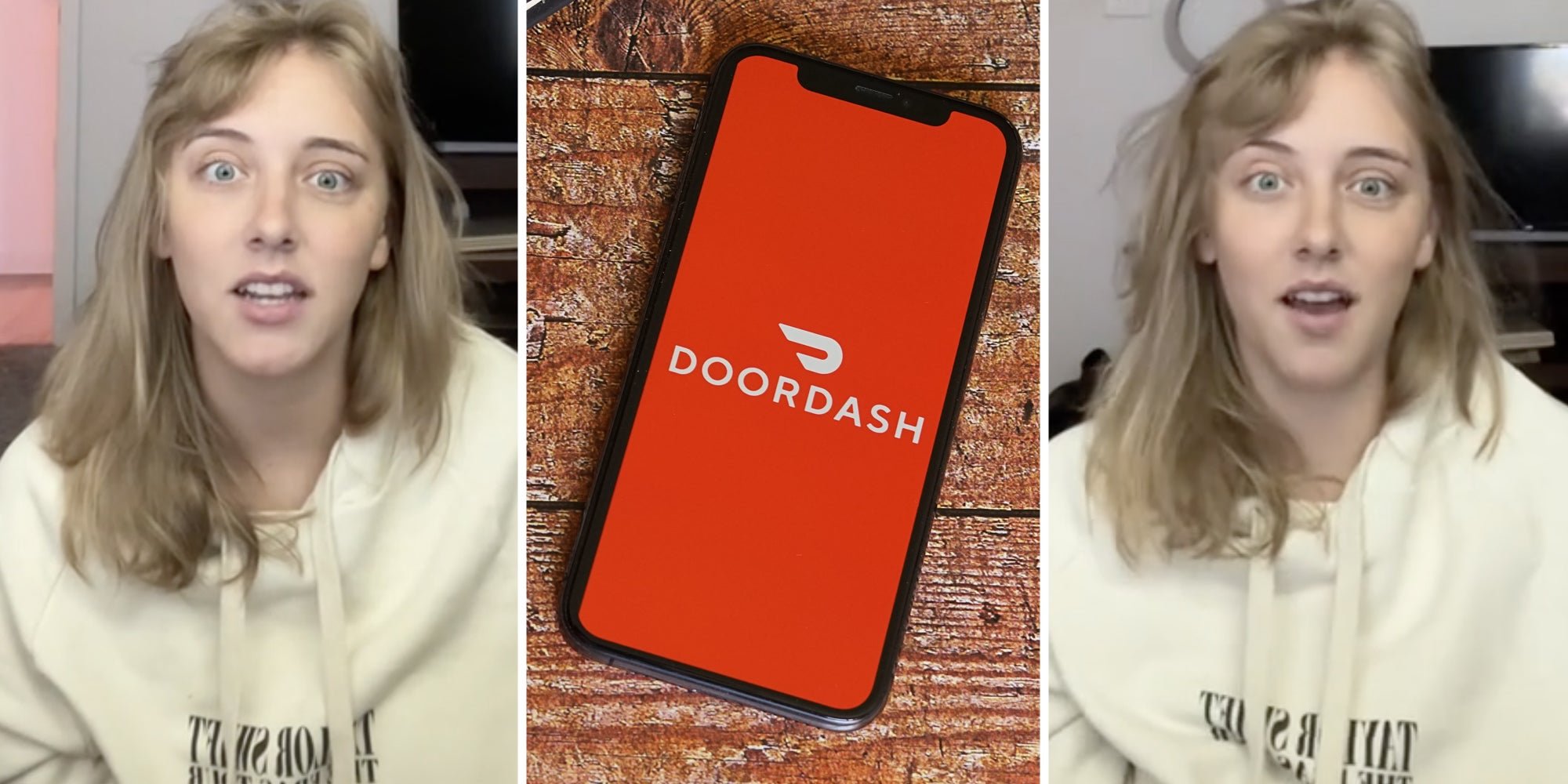 ‘Can you please come out here?’: Woman says DoorDash driver lingered at her door for 20 minutes, trying to get her to come out