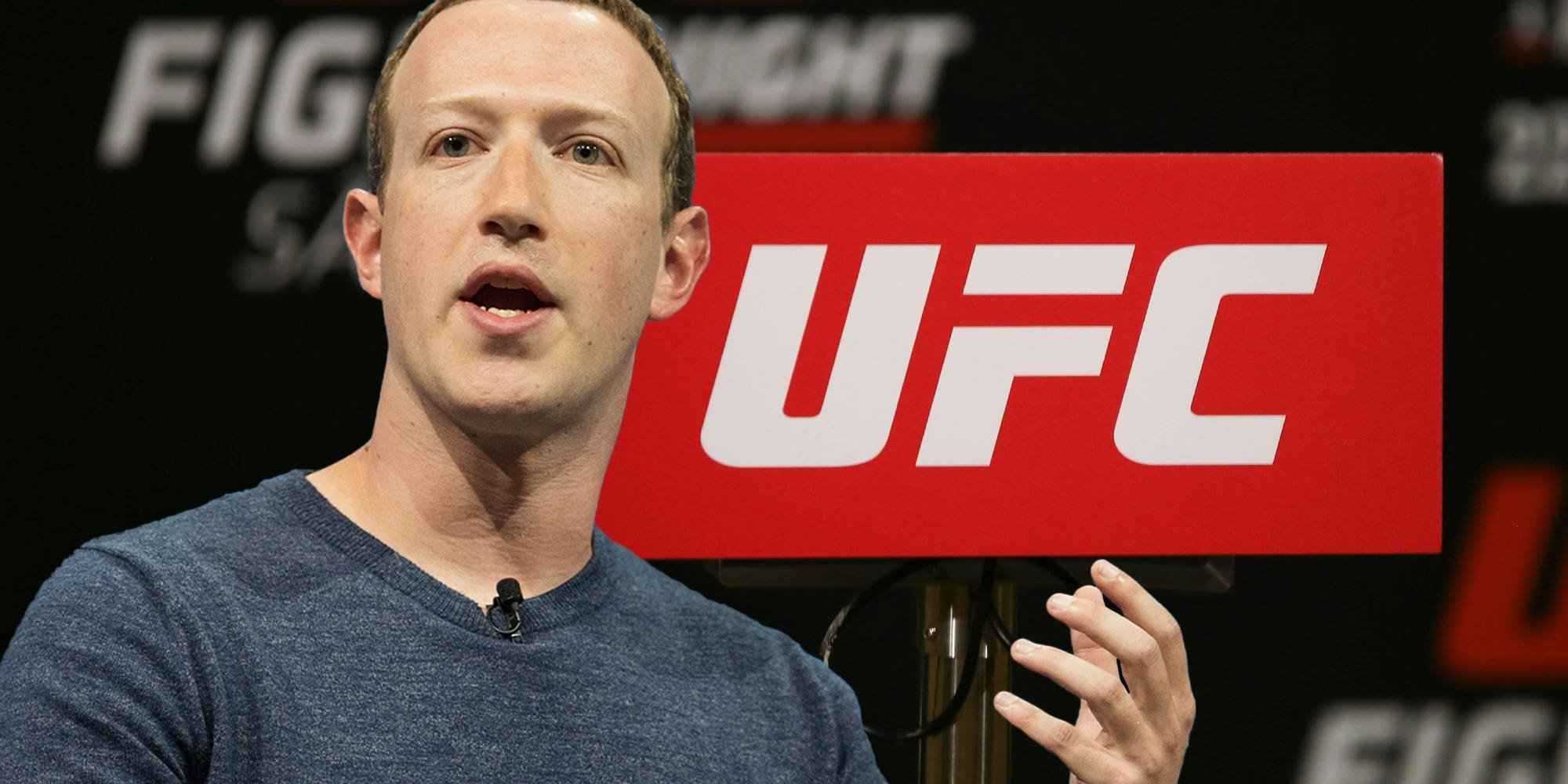 Zuckerberg’s extremely relatable, awkward appearance in corner of UFC fighter gets memed