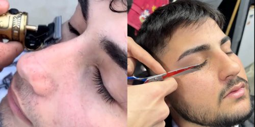 Men Shaving Their Eyelashes To ‘Look Manly’ Is TikTok’s Most Unhinged Trend Yet