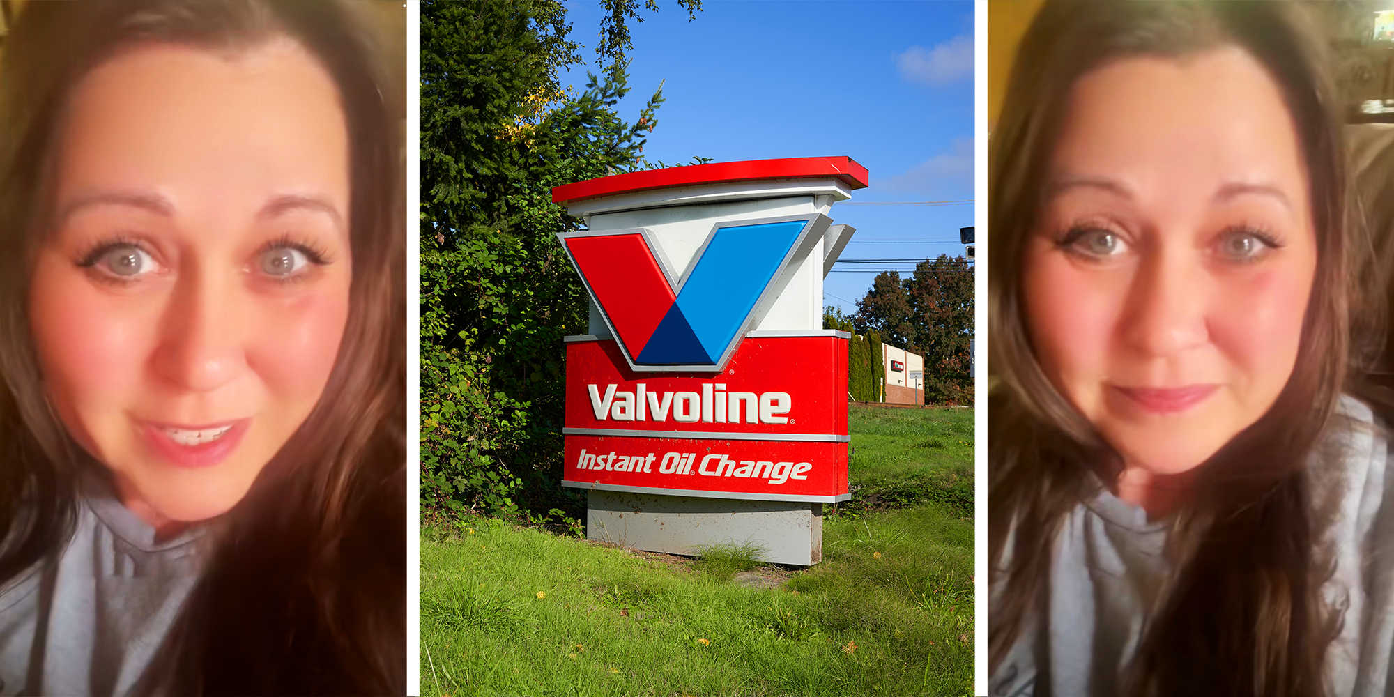 Woman takes 2014 Ford Focus into Valvoline for $170 oil change. Then she gets it home