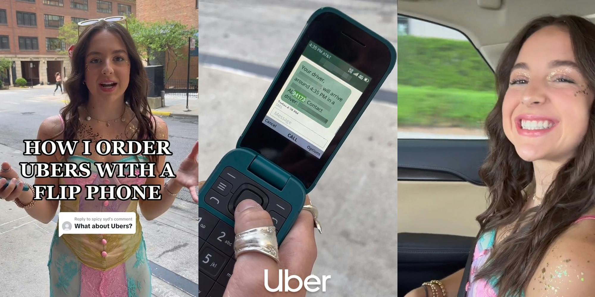 'So you called a cab .... ?': Woman gets roasted for showing how she orders an Uber on a flip phone