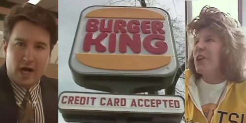 'I can't imagine it working': Old Burger King video from 1993 emerges of people freaking out over credit cards