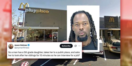 Outrage: Man Arrested For Leaving His 3 Kids At McDonalds To Go To Job Interview