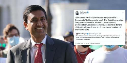 'I want an audit!': Democrat mocks Republican election fraud claims with Congressional baseball game tweet