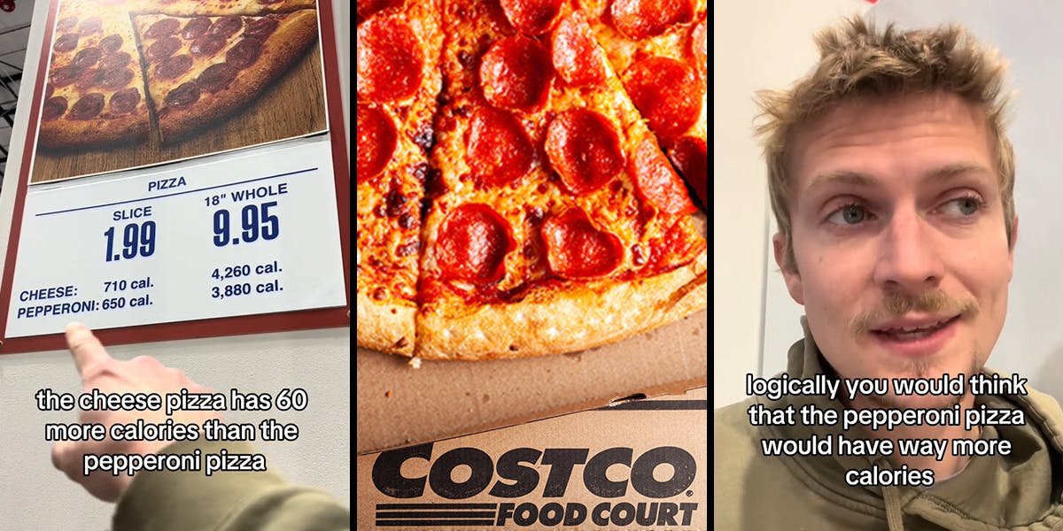 'Are we being lied to?': Costco’s cheese pizza has more calories than pepperoni pizza, baffling customers