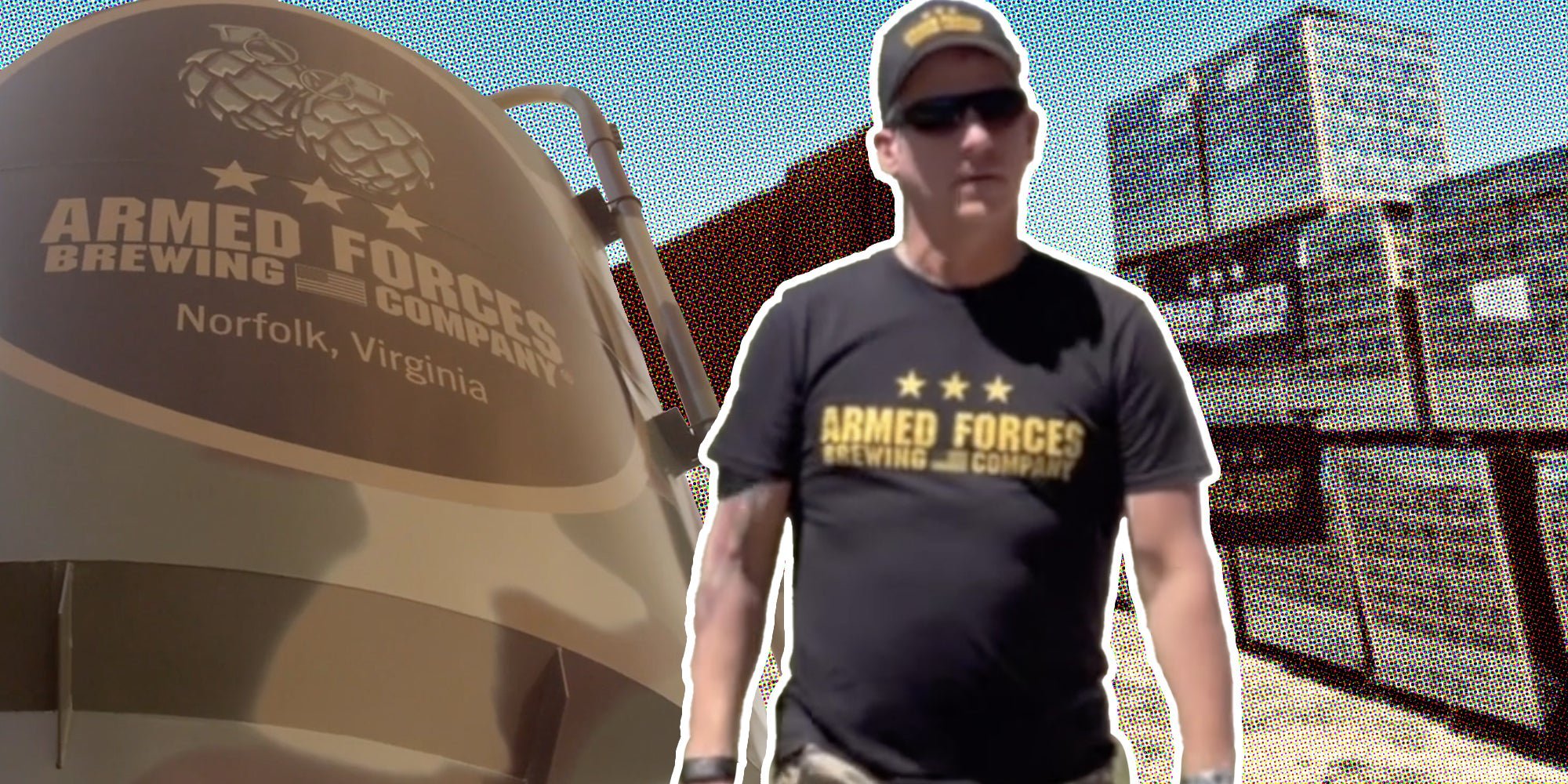 Military-themed brewery tries to raise investment capital by building massive beer can wall on the U.S.-Mexico border