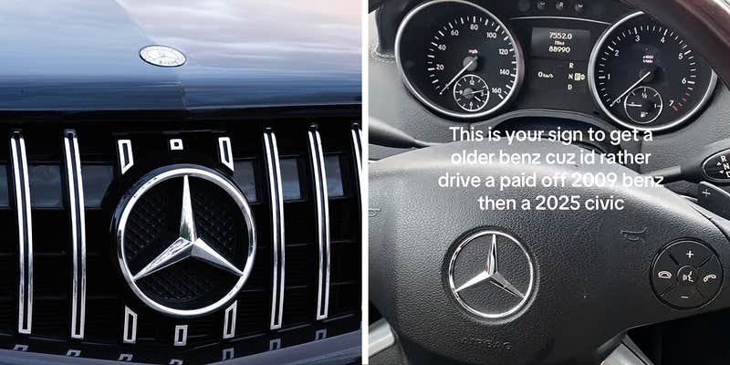 ‘I stand by this decision’: Woman chooses 2009 Mercedes-Benz over 2025 Honda Civic. Here’s why viewers say the buyer’s remorse is going to kick in