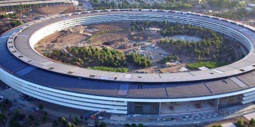 Apple Park is nearing completion, and this drone footage shows just how impressive it looks