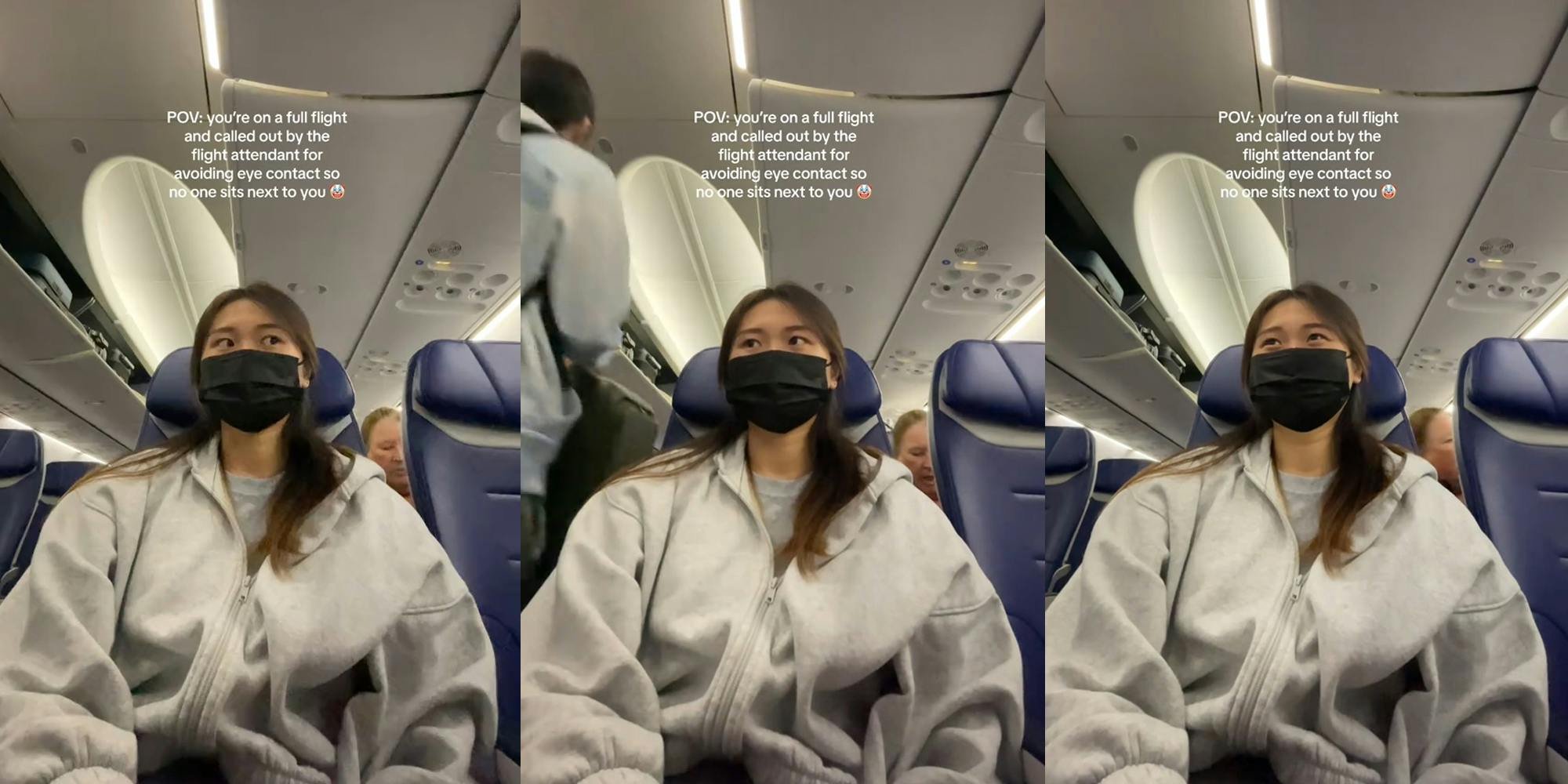 'PLEASE ID CRYYYY': Southwest flight attendant calls out passenger for avoiding eye contact with others looking for seats
