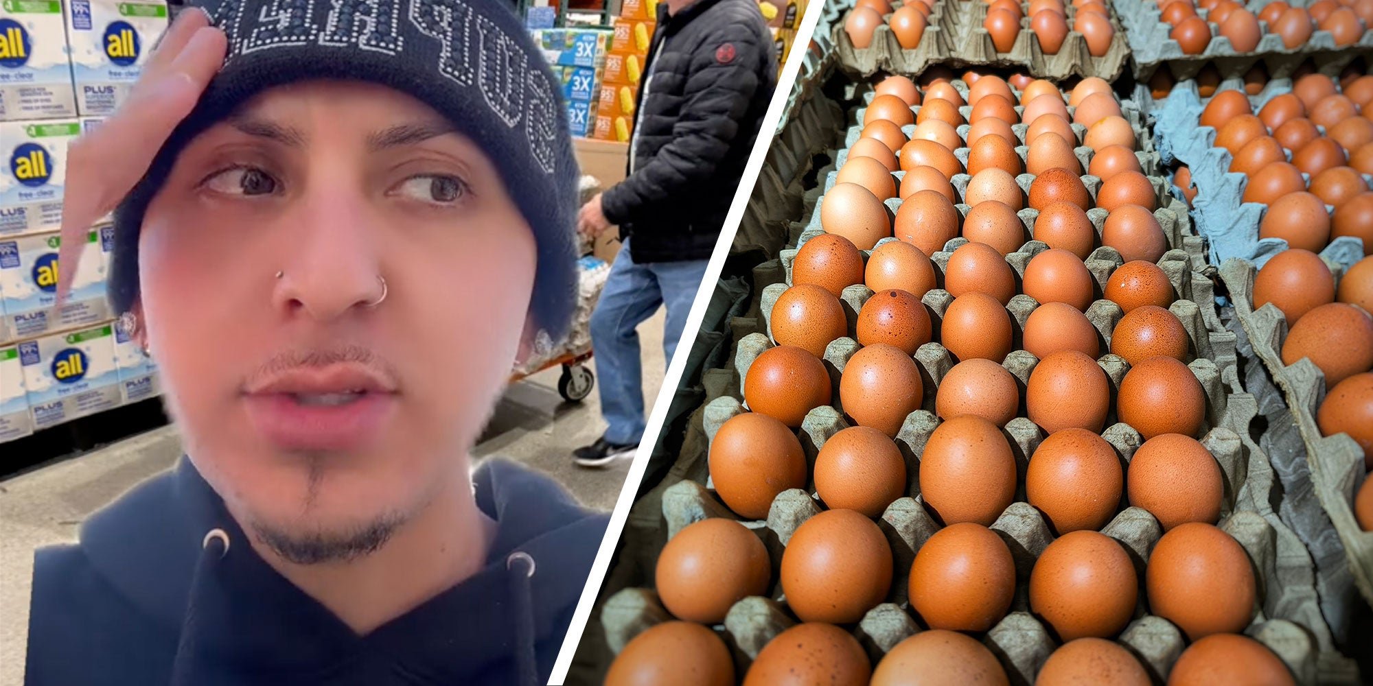 ‘At this point I’m just about to buy my own chicken’: Costco shopper tries buying 60-count eggs for $18. Then a worker intervenes