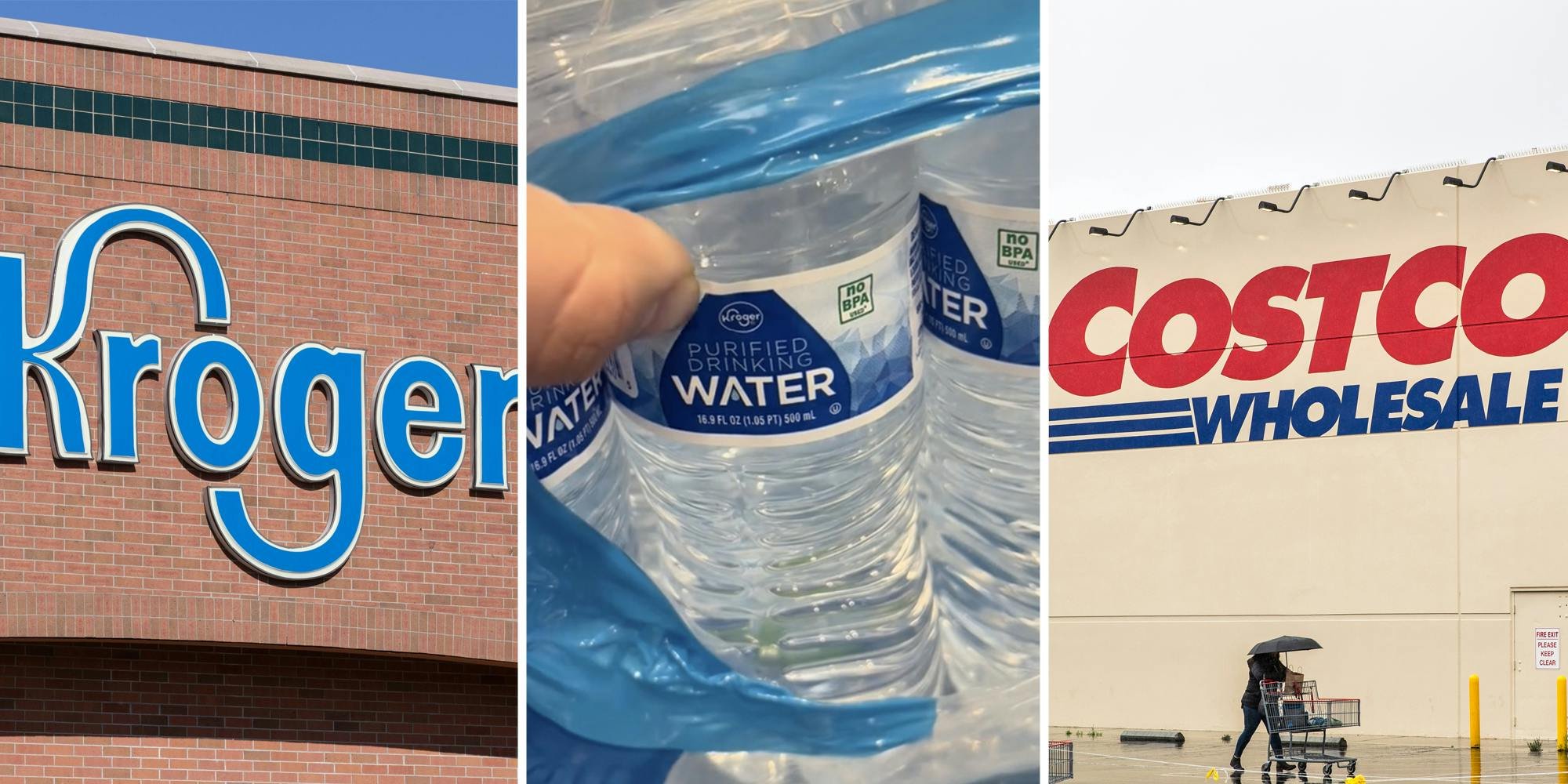 ‘Explain yourselves’: Costco catches store selling Kroger water. Are they the same?