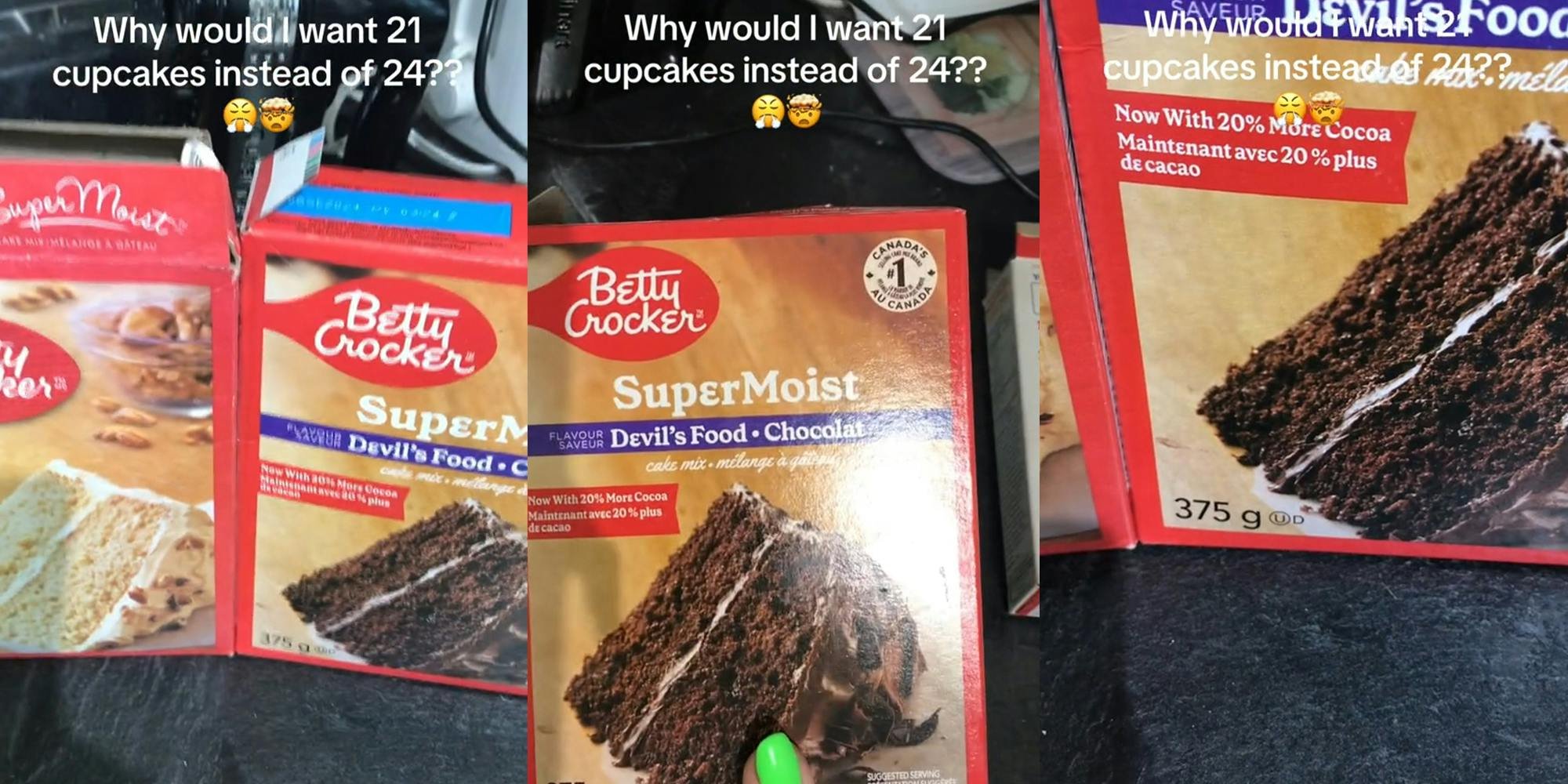 'You used to make 24 cupcakes': Baker exposes Betty Crocker 'shrinkflation' after product size decreases