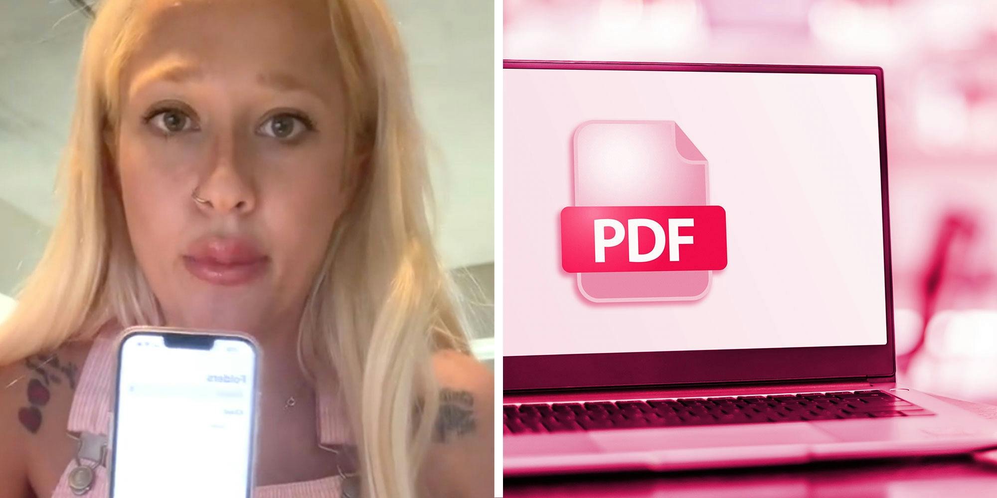 ‘It’s really useful if you don’t have a scanner’: Woman shows little-known iPhone trick to making a PDF on your phone. You don’t need an app