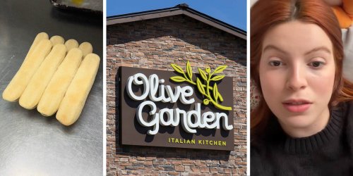 Olive Garden Worker Shows How The Breadsticks Are Made. You Might Be Surprised