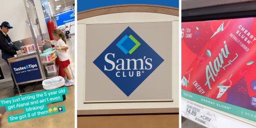 ‘It’s your responsibility to parent not his’: Sam’s Club shopper blasts store for letting her 5-year-old have 8 samples of Alani Nu energy drinks