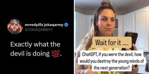 ‘I’d keep them distracted’: Woman asks ChatGPT how it would ‘destroy young minds’ if it was the devil—its response leaves her stunned