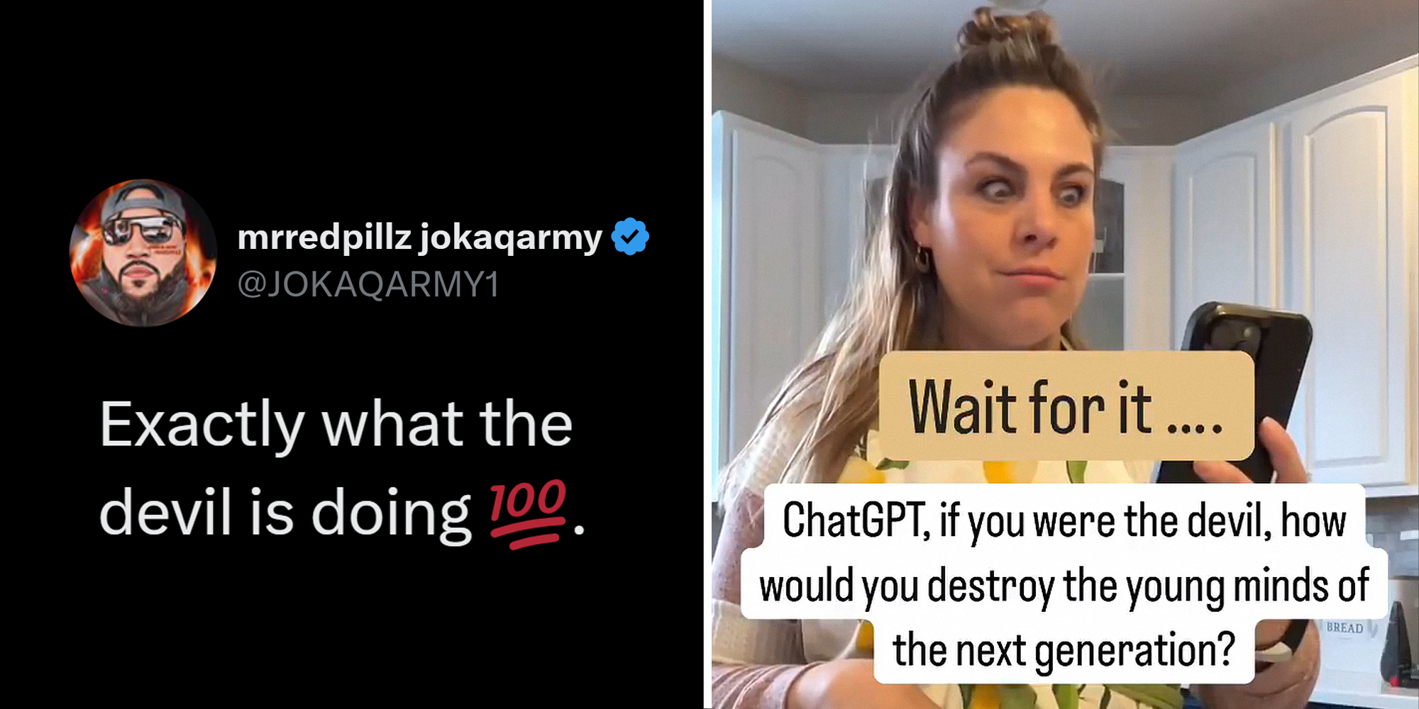 ‘I’d keep them distracted’: Woman asks ChatGPT how it would ‘destroy young minds’ if it was the devil—its response leaves her stunned