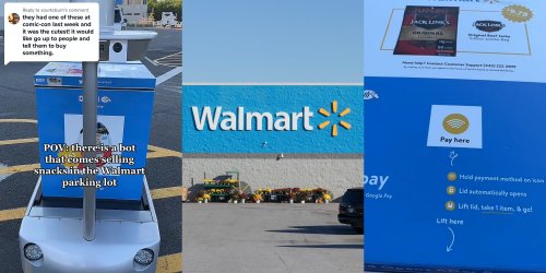 'But they don’t take Apple Pay in store': Walmart deploys snack robots in parking lots. They sell 2 items and accept Apple Pay
