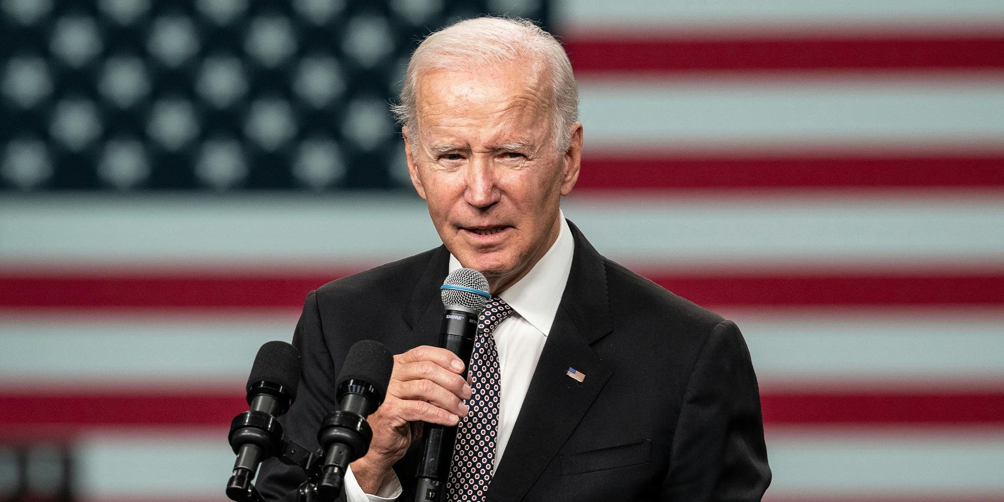 Joe Biden finally gets a primary challenge from the left—who is ineligible to be president