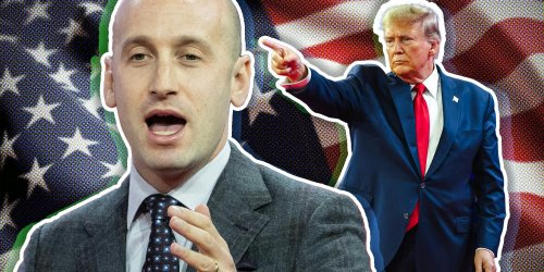 '10-foot-long tie isn’t a fashion statement': Stephen Miller trolled for calling Trump a style icon