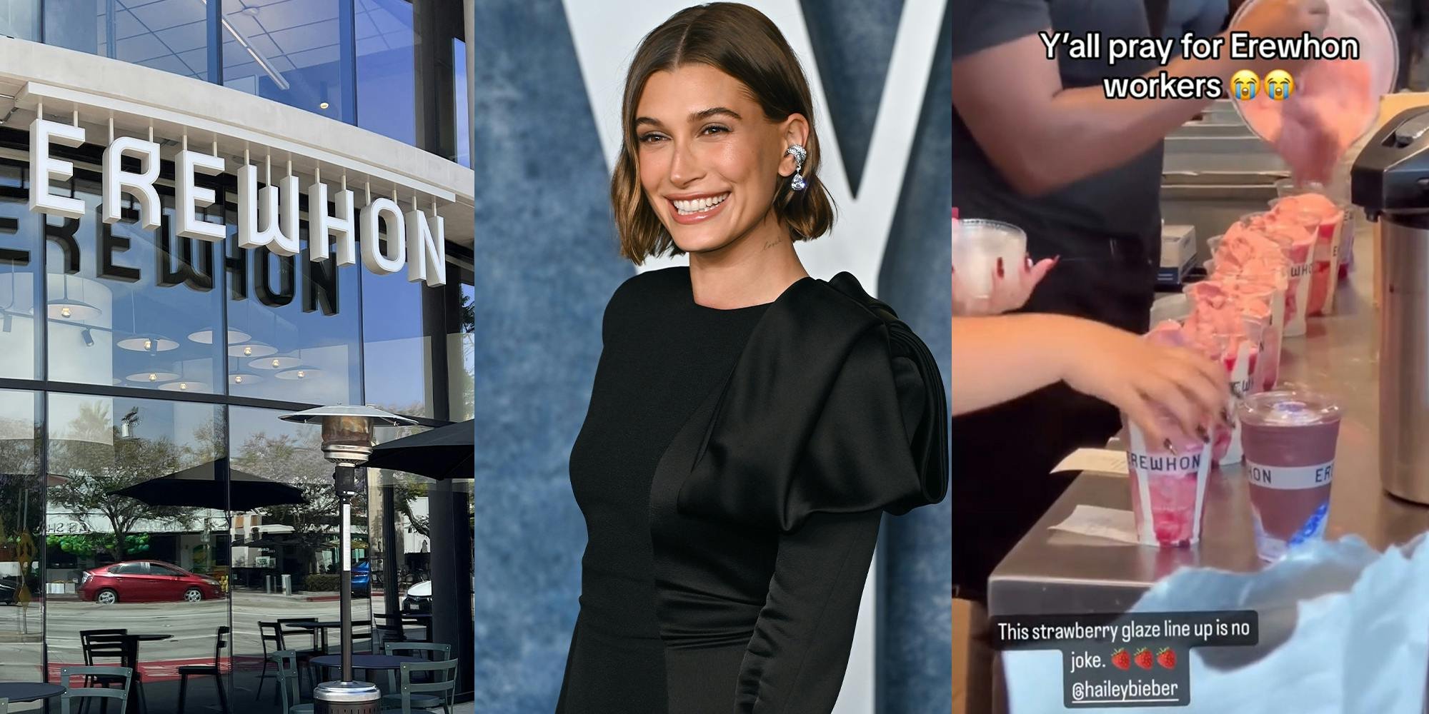 'I know they're tired ': Customer shows Erewhon workers struggling to keep up with viral Hailey Bieber smoothie orders