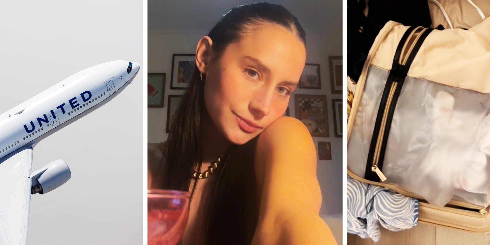 ‘Girl I’m so sorry that is such a violation’: United Airlines customer opens her luggage. Then she realizes something private is missing