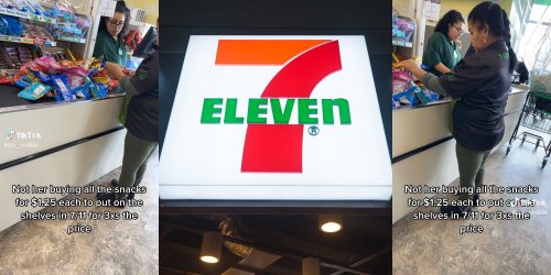 'Not her buying all the snacks for $1.25 each to put on the shelves': 7-Eleven worker buys chips in bulk at Dollar Tree to restock