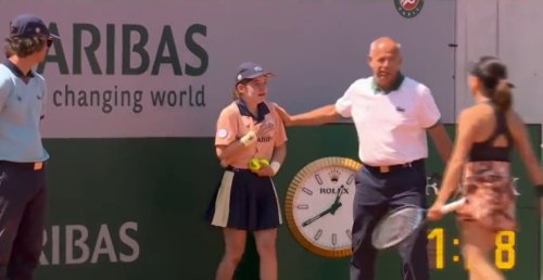 French Open tennis player hits ball girl by accident and it cost her $30,000