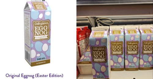 Easter eggnog at Canadian stores has everyone asking the same question