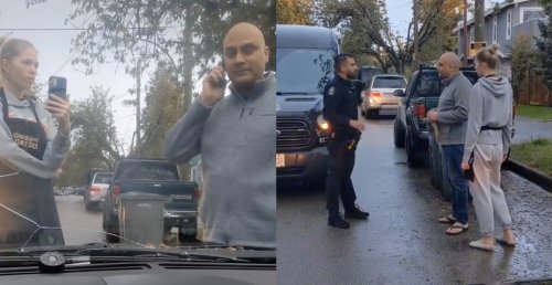 Aggressive parking standoff between neighbours in Vancouver goes viral (VIDEO)
