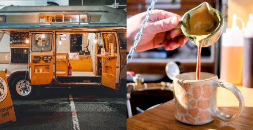 Off-Grid Camper Cafe serves hand-pressed espresso out of a van