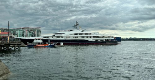 What we know about the $250M superyacht parked in North Vancouver (PHOTOS)