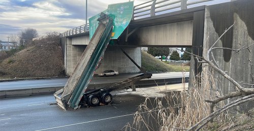 Startling Dashcam Footage Captures Moment Truck Slams Into Richmond ...