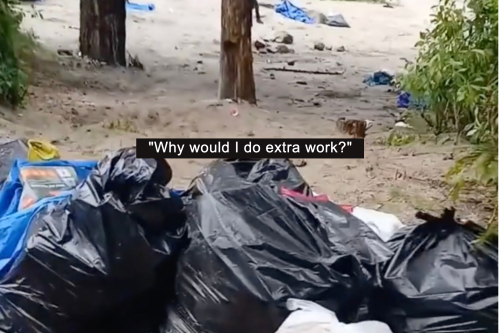 B.C. grads who left heaps of trash at campsite say they 'had no room'