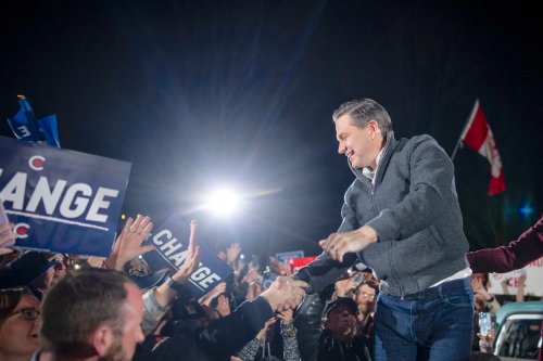 Conservative leader Pierre Poilievre pushed out of his seat in Ottawa riding