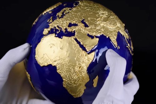The Royal Canadian Mint's massive globe coin is a wonder from Barbados