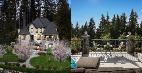 Cherry blossoms, secret library: A mansion of dreams up for sale in BC